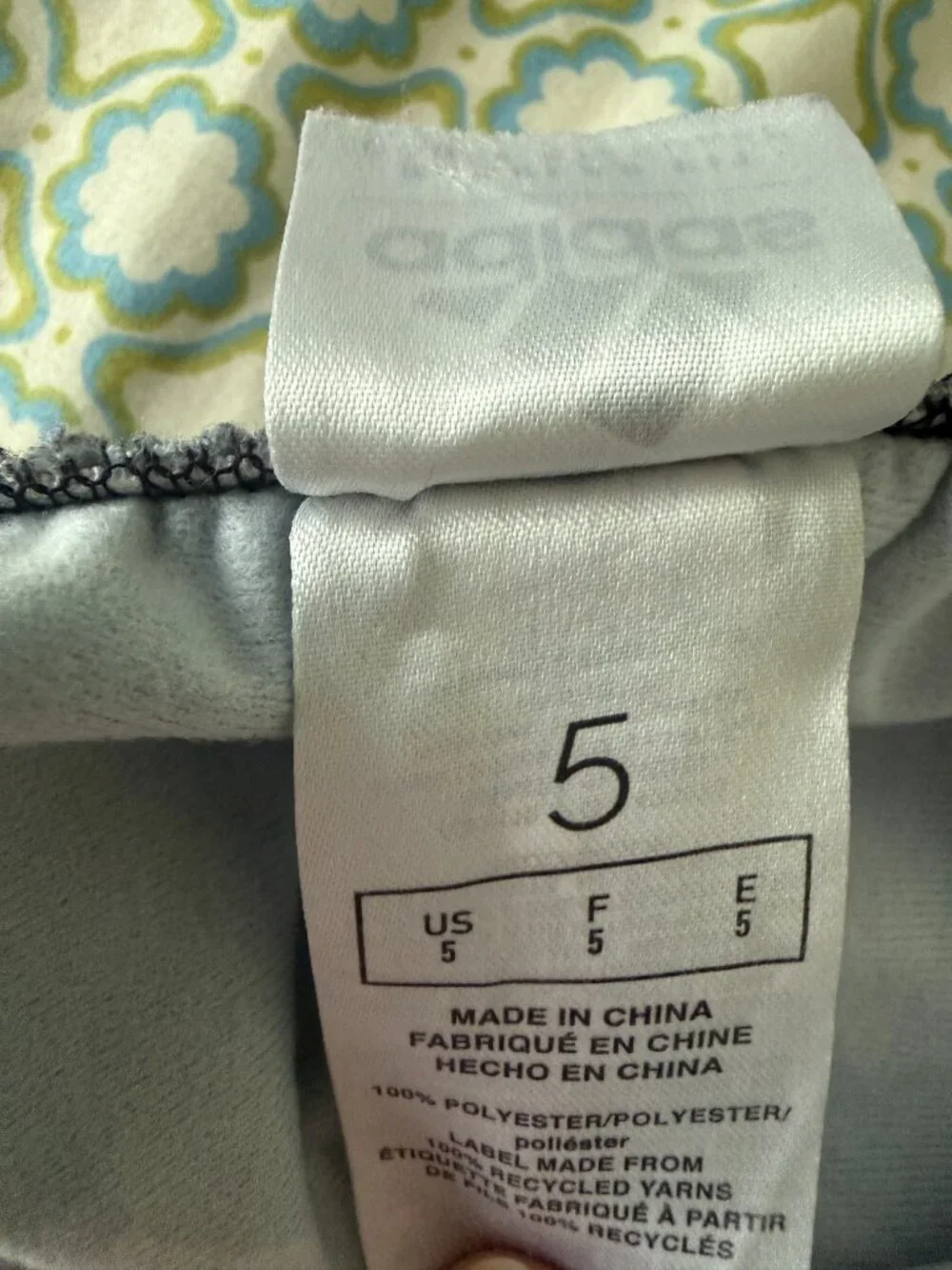 adidas Girls Size 5 Floral Track Suit Jacket Jogger Pants Black Gray Pink